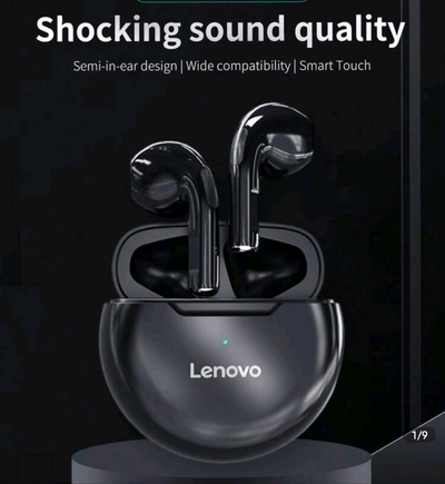 Lenovo 1pc HT38 Wireless Bluetooth Earphone Sport Earbuds