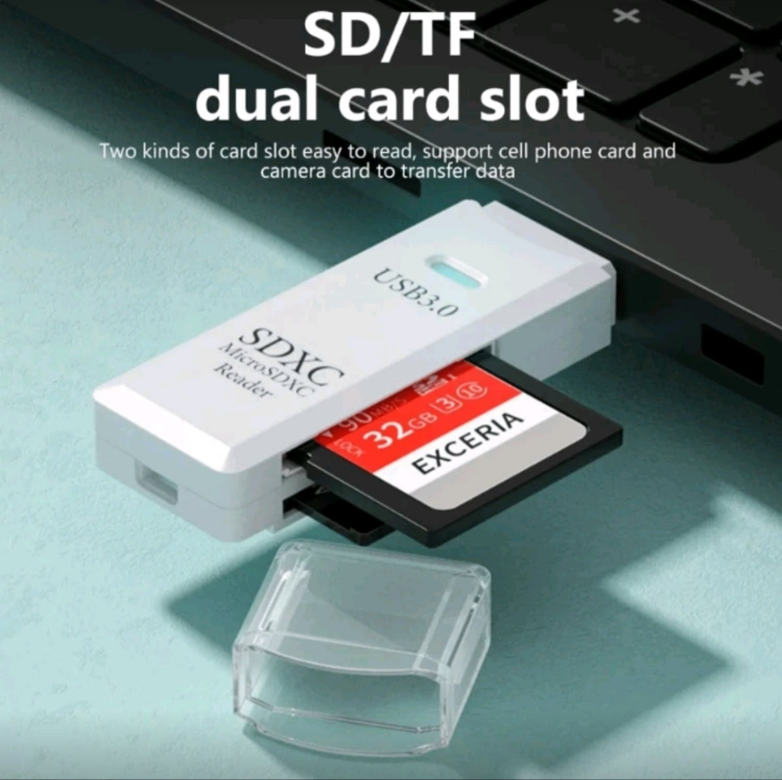 USB Card Reader 2-in-1
