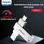 Philips dual interface dual-purpose USB flash drive with specifications on a dark background