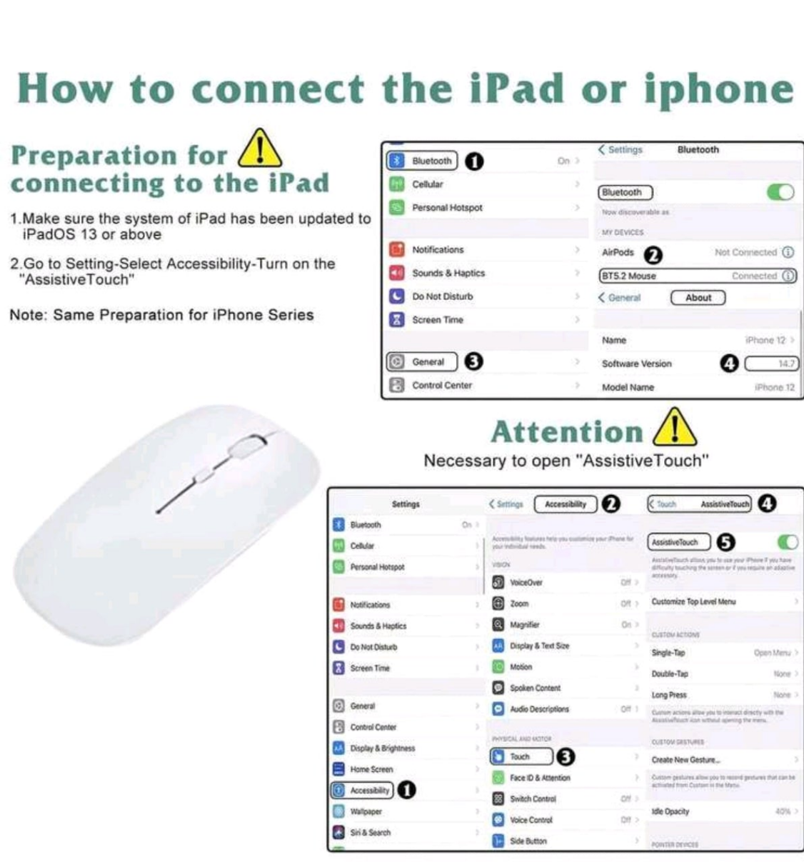 Wireless Bluetooth Mouse
