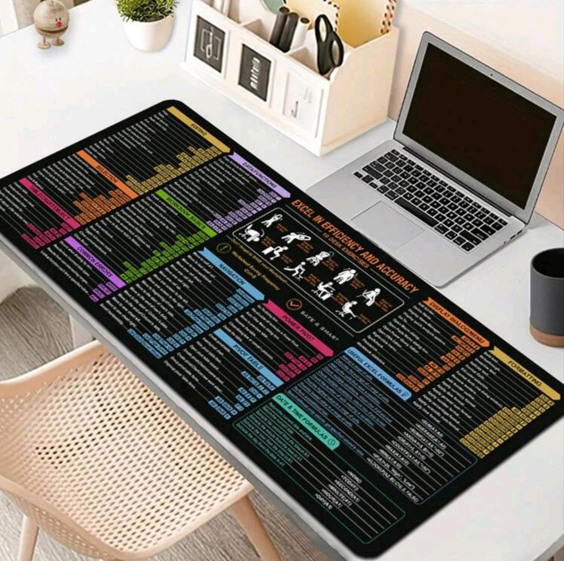 Office MultiFunctional Shortcut Key Mat
