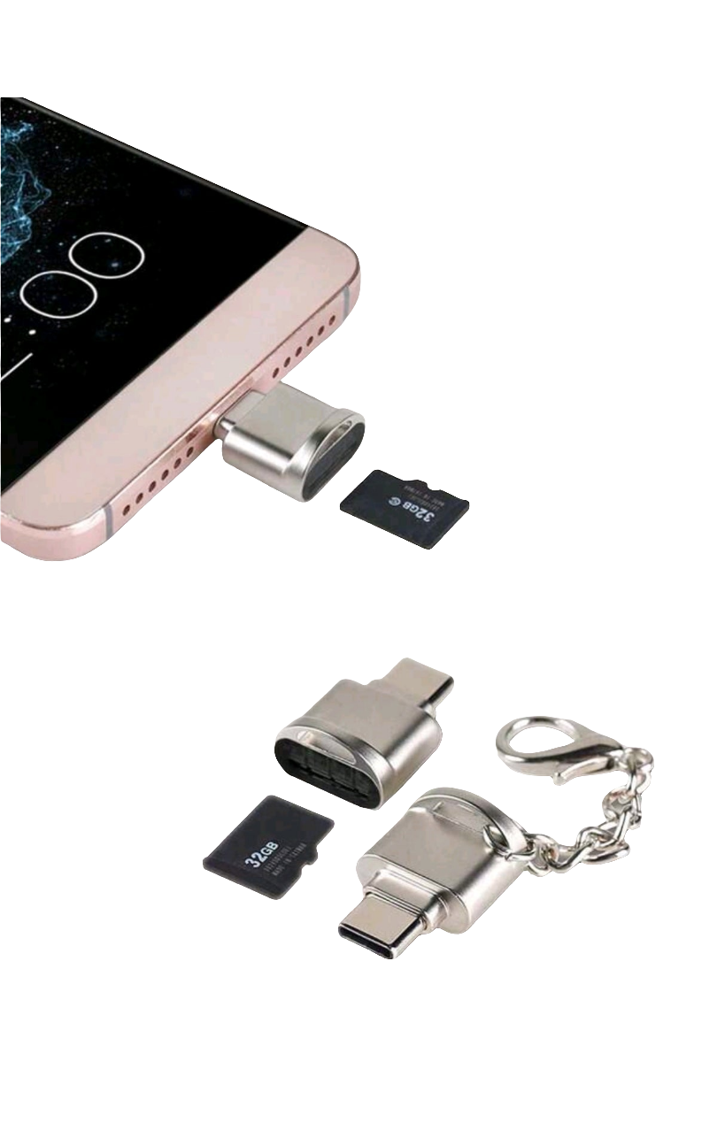 Solid Type-C Portable Card Reader