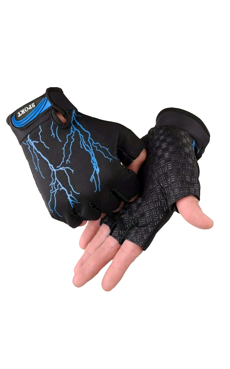 1pc Half-Finger Anti-Slip Cycling Sports Gloves