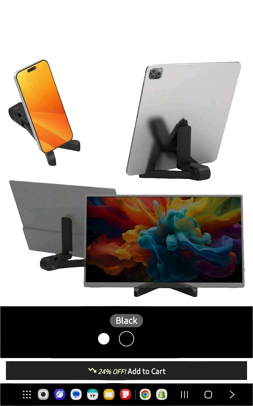 Multifunctional Mobile/Tablet Stand