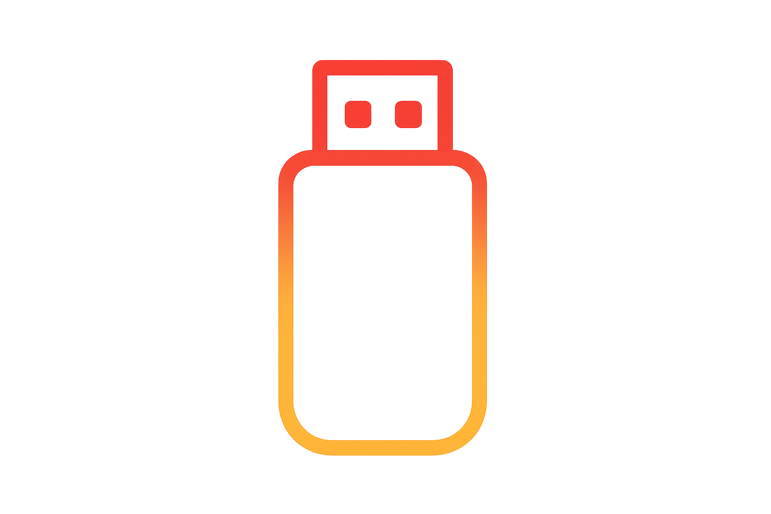 Make it A Flash Memory USB Icon