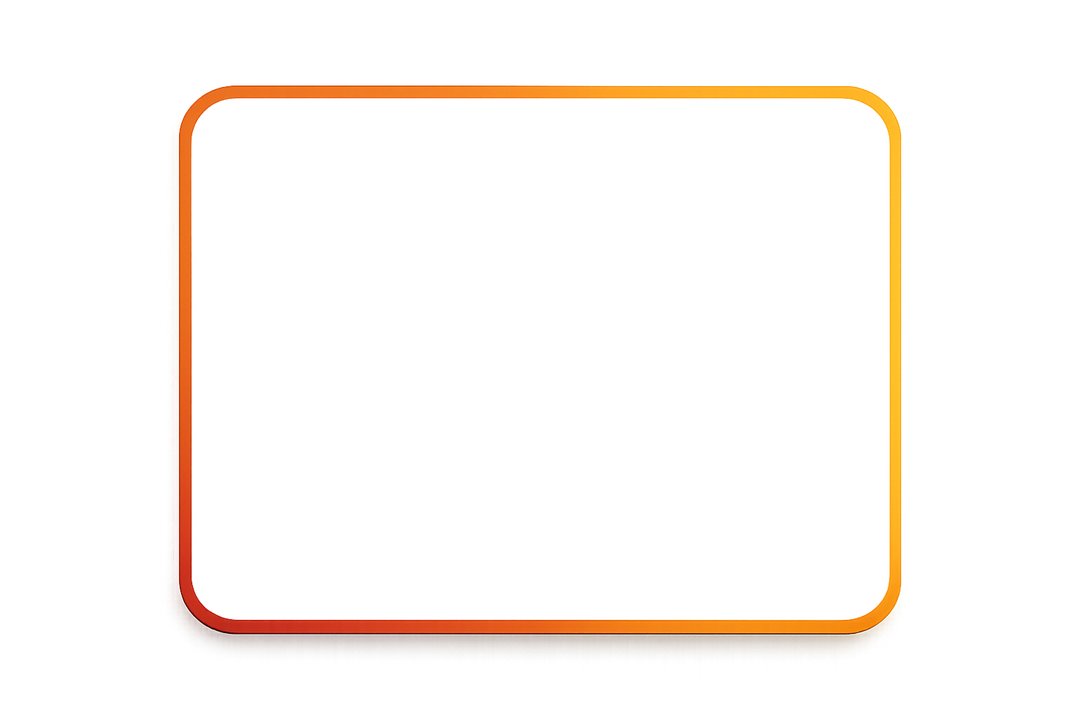 MousePad Darken Red To Lighten Yellow Gradient Outline, No Fill