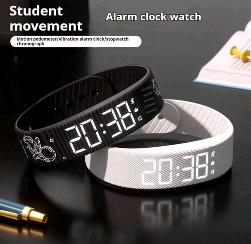 2025 New Multi-Functional Minimalist Fashionable Unisex Electronic Watch With Silent Vibration Alarm