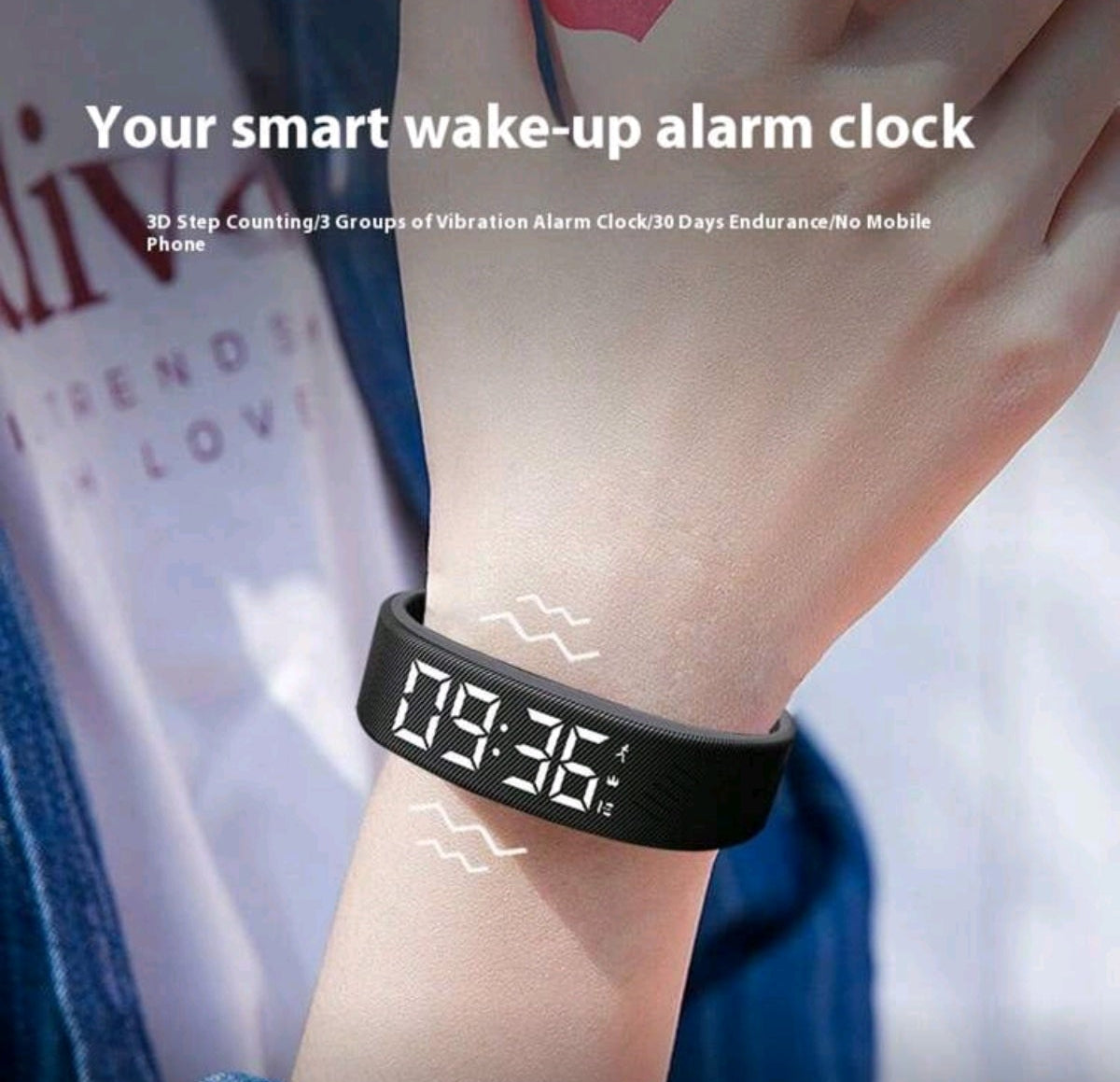 2025 New Multi-Functional Minimalist Fashionable Unisex Electronic Watch With Silent Vibration Alarm