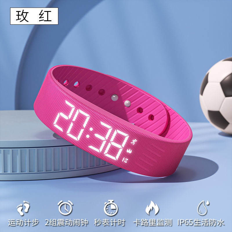 2025 New Multi-Functional Minimalist Fashionable Unisex Electronic Watch With Silent Vibration Alarm